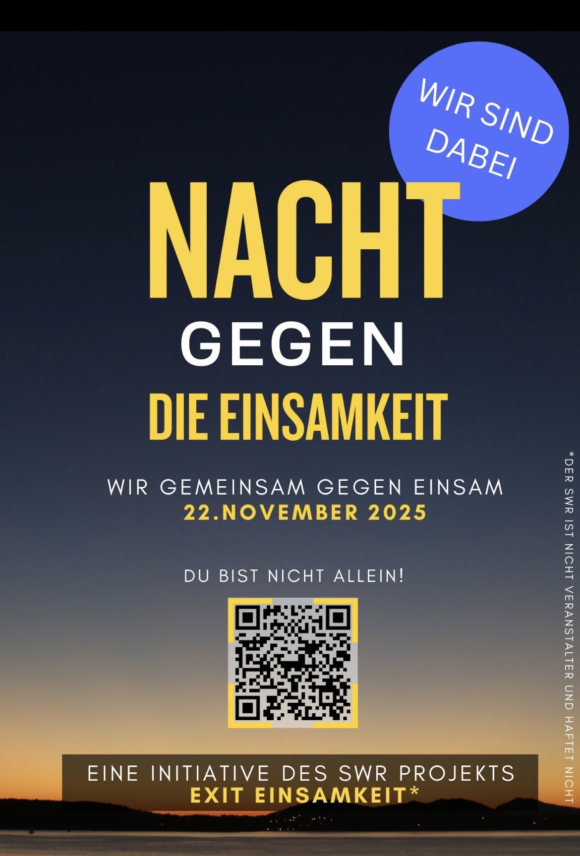 Nacht gegen Einsamkeit Nacht gegen Einsamkeit