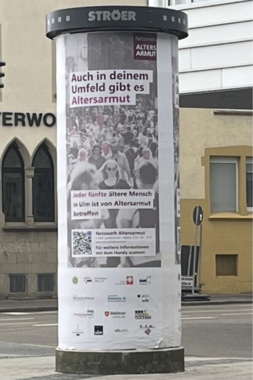 Aufklärungskampagne Altersarmut Mai - Juli 2026 Netzwerk Altersarmut (Christiane Blessing-Win)