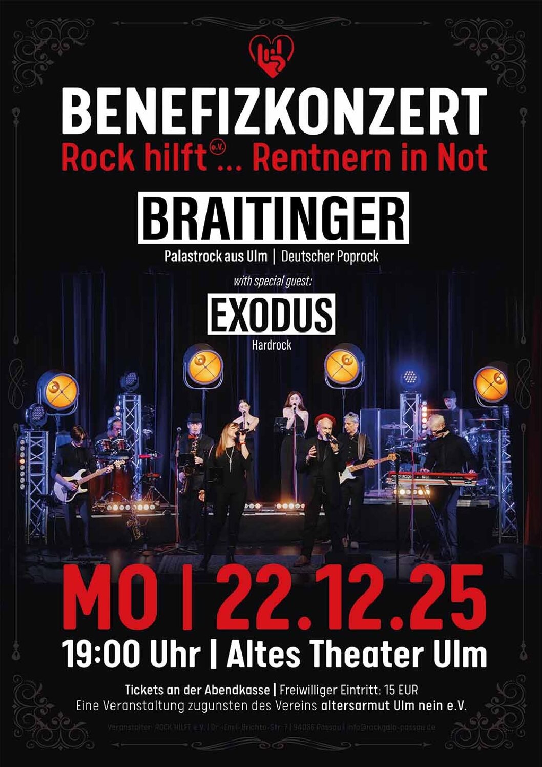 Benefizkonzert Rock hilft - Rentnern in Not